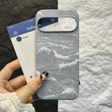 Vintage Great Ocean Wave Art Slim Google Pixel Case-Exoticase-Exoticase