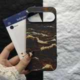 Vintage Great Ocean Wave Art Slim Google Pixel Case-Exoticase-Exoticase