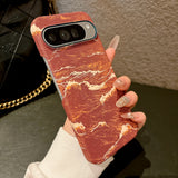 Vintage Great Ocean Wave Art Slim Google Pixel Case-Exoticase-Google Pixel 11 Pro XL-Orange-Exoticase