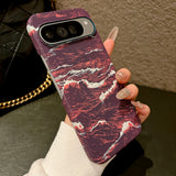 Vintage Great Ocean Wave Art Slim Google Pixel Case-Exoticase-Google Pixel 11 Pro XL-Purple-Exoticase