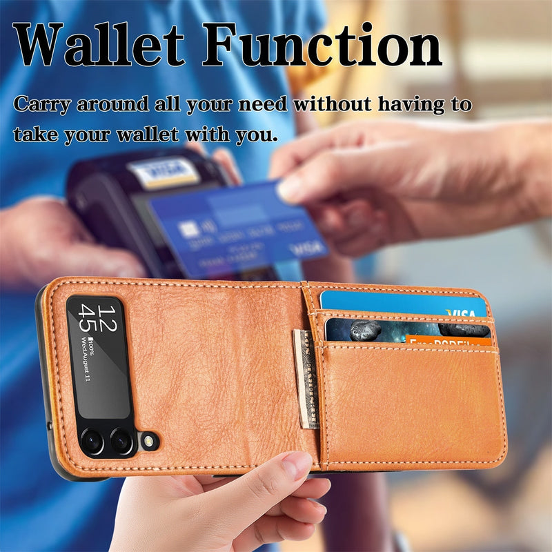 Wallet Samsung Z Flip Case-Exoticase-