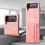 Wallet Samsung Z Flip Case-Exoticase-For Samsung Z Flip 4-Pink-