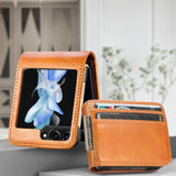 Wallet Samsung Z Flip Case-Exoticase-For Samsung Z Flip 5-Auburn-Exoticase