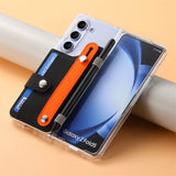 Wallet Wristband Pen Holder Samsung Z Fold 5 Case-Exoticase-