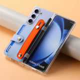 Wallet Wristband Pen Holder Samsung Z Fold 5 Case-Exoticase-