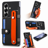 Wallet Wristband Pen Holder Samsung Z Fold Case-Exoticase-Black-For Samsung Z Fold 8 Ultra-Exoticase
