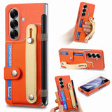 Wallet Wristband Pen Holder Samsung Z Fold Case-Exoticase-Orange-For Samsung Z Fold 8 Ultra-Exoticase