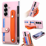 Wallet Wristband Pen Holder Samsung Z Fold Case-Exoticase-Pink-For Samsung Z Fold 8 Ultra-Exoticase