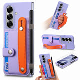 Wallet Wristband Pen Holder Samsung Z Fold Case-Exoticase-Purple-For Samsung Z Fold 8 Ultra-Exoticase