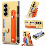 Wallet Wristband Pen Holder Samsung Z Fold Case-Exoticase-Yellow-For Samsung Z Fold 8 Ultra-Exoticase
