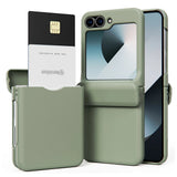 WalletPocket Samsung Galaxy Flip Case-Exoticase-Green-For Z Flip 7-Exoticase