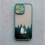 Wanderer The Cute Ghost iPhone Case-Exoticase-For iPhone 16 Pro Max-Green-Exoticase
