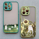 Wanderer The Cute Ghost iPhone Case-Exoticase-Exoticase