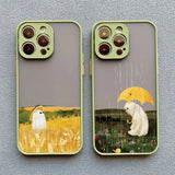 Wanderer The Cute Ghost iPhone Case-Exoticase-Exoticase