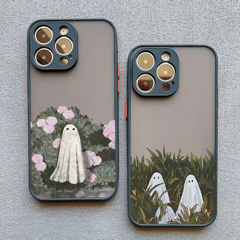 Wanderer The Cute Ghost iPhone Case-Exoticase-Exoticase