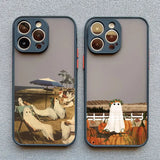Wanderer The Cute Ghost iPhone Case-Exoticase-Exoticase