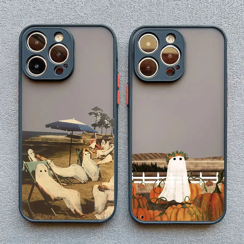 Wanderer The Cute Ghost iPhone Case-Exoticase-Exoticase