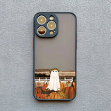 Wanderer The Cute Ghost iPhone Case-Exoticase-For iPhone 16 Pro Max-Black 3-Exoticase