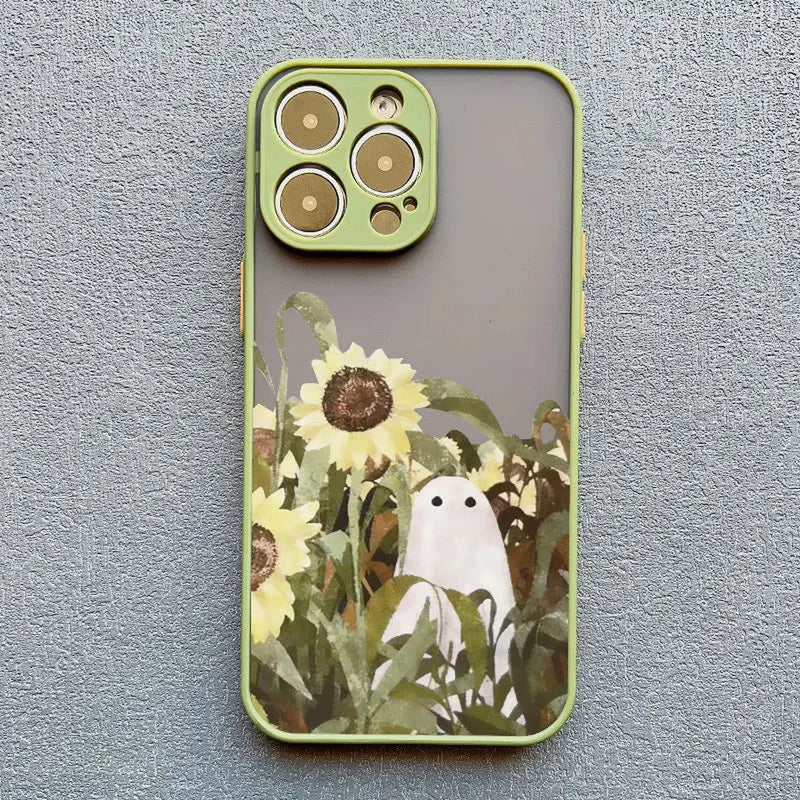 Wanderer The Cute Ghost iPhone Case-Exoticase-For iPhone 16 Pro Max-Matcha 1-Exoticase
