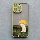 Wanderer The Cute Ghost iPhone Case-Exoticase-For iPhone 16 Pro Max-Matcha 2-Exoticase