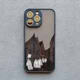 Wanderer The Cute Ghost iPhone Case-Exoticase-For iPhone 16 Pro Max-Black 2-Exoticase
