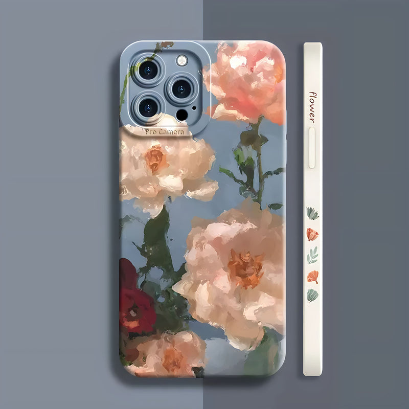 Watercolor Flowers iPhone Case-Exoticase-For iPhone 15 Pro Max-3-