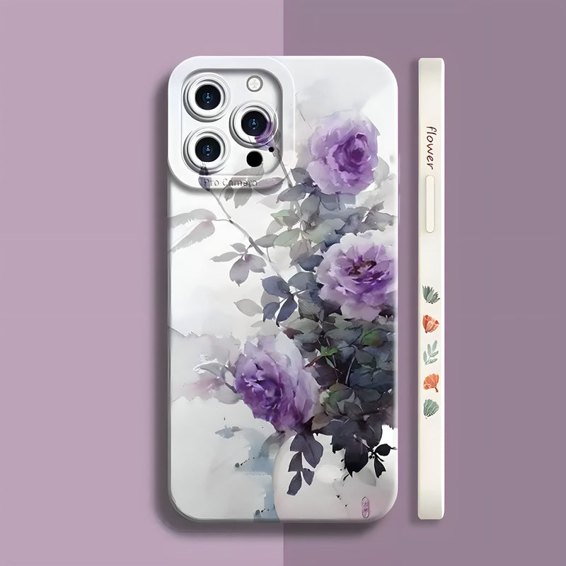 Watercolor Flowers iPhone Case-Exoticase-For iPhone 15 Pro Max-6-