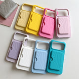 Wave Pattern Shockproof iPhone Case with Detachable Wallet-Exoticase-Exoticase
