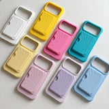 Wave Pattern Shockproof iPhone Case with Detachable Wallet-Exoticase-Exoticase