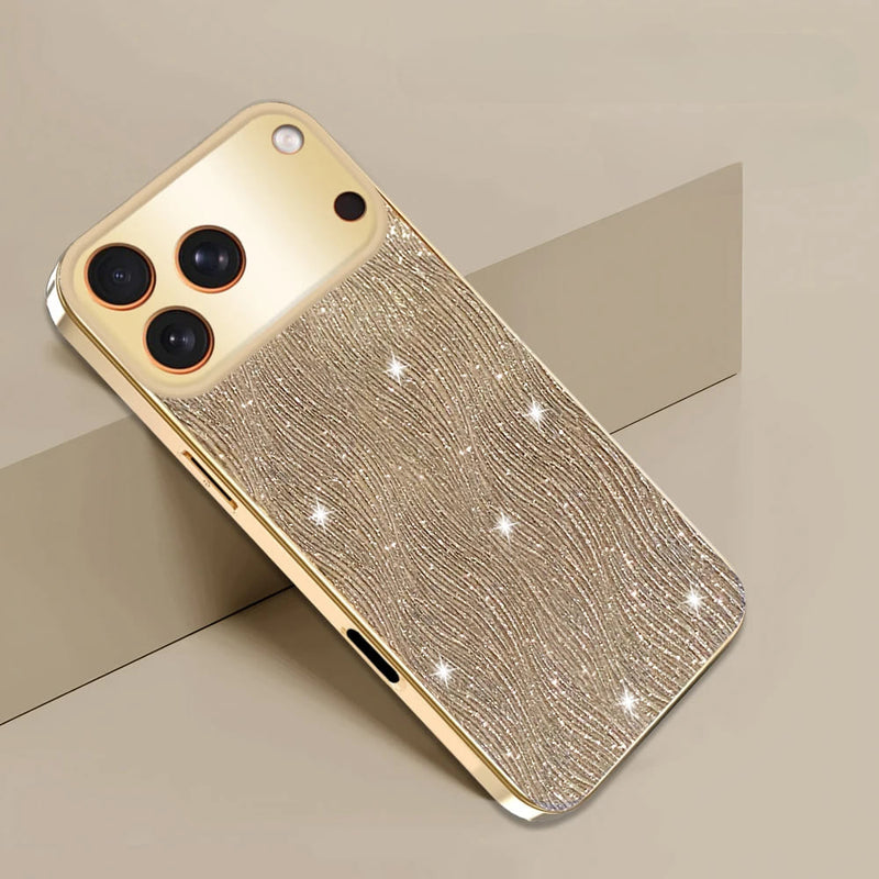 Wavy Glitter Water Ripple iPhone Case-Exoticase-Exoticase