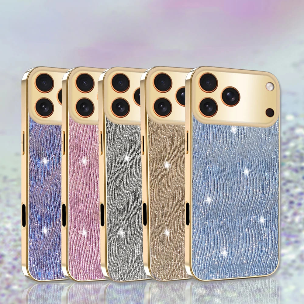 Wavy Glitter Water Ripple iPhone Case – Exoticase