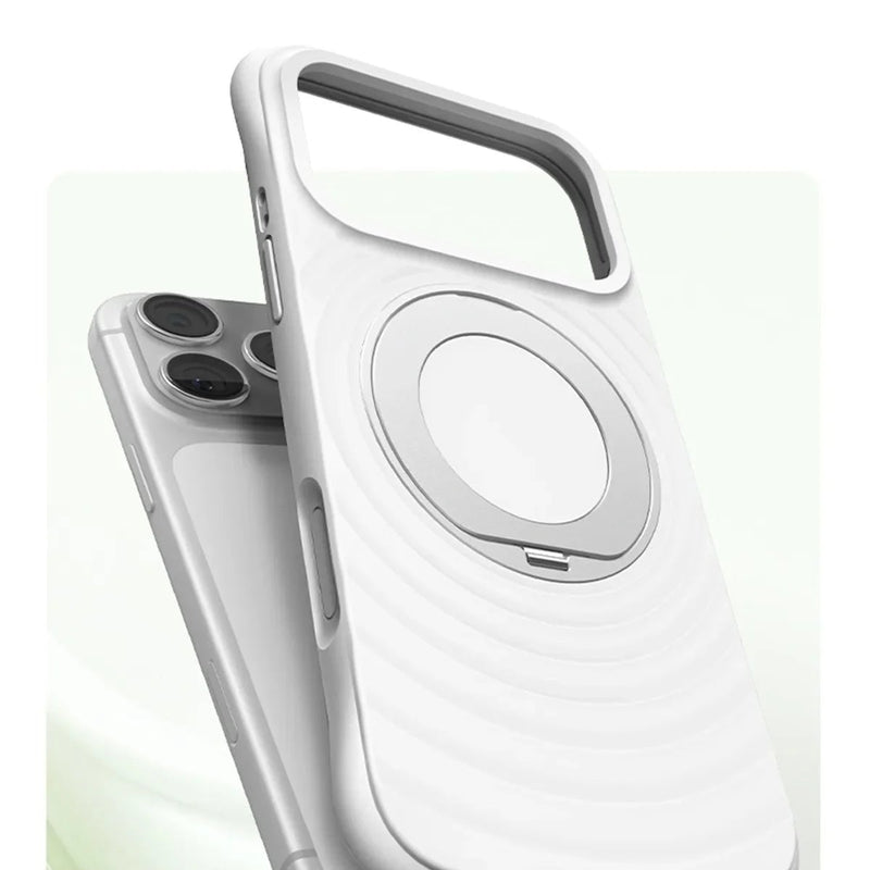 Wavy Ripple Texture Magnetic iPhone Case with Ring-Exoticase-Exoticase