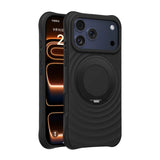 Wavy Ripple Texture Magnetic iPhone Case with Ring-Exoticase-Exoticase