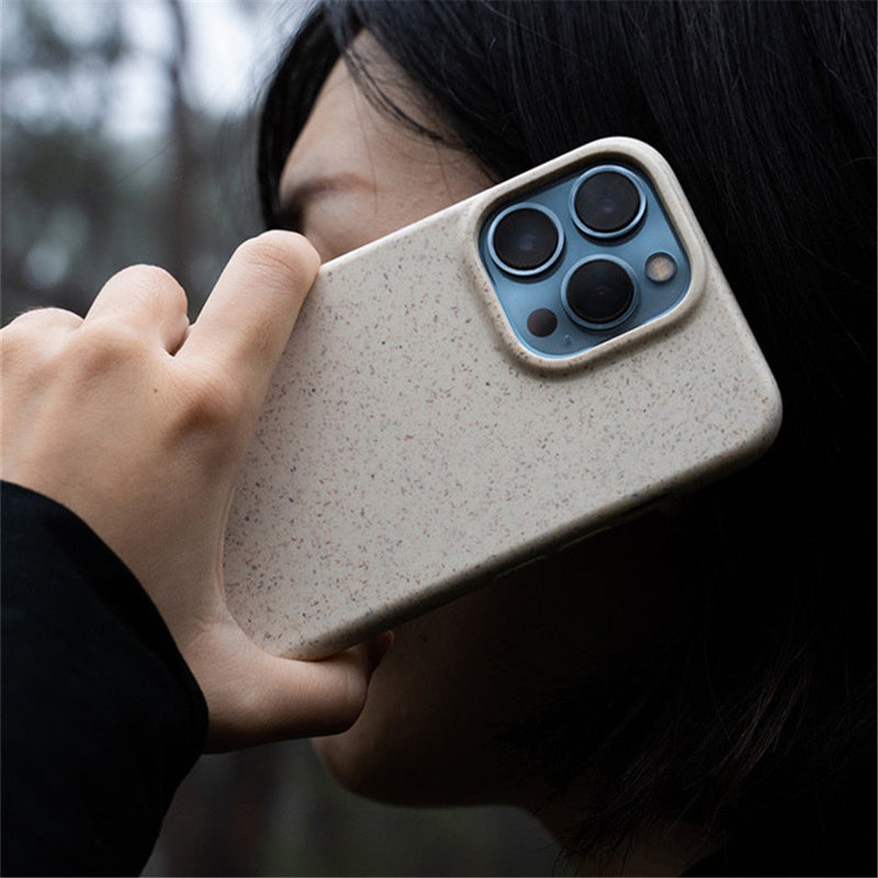 Wheat Straw Matte iPhone Case-Exoticase-