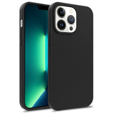 Wheat Straw Matte iPhone Case-Exoticase-For iPhone 15 Pro Max-Black-