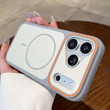White Accented MagSafe iPhone Case-Exoticase-Gray-iPhone 17 Pro Max-Exoticase