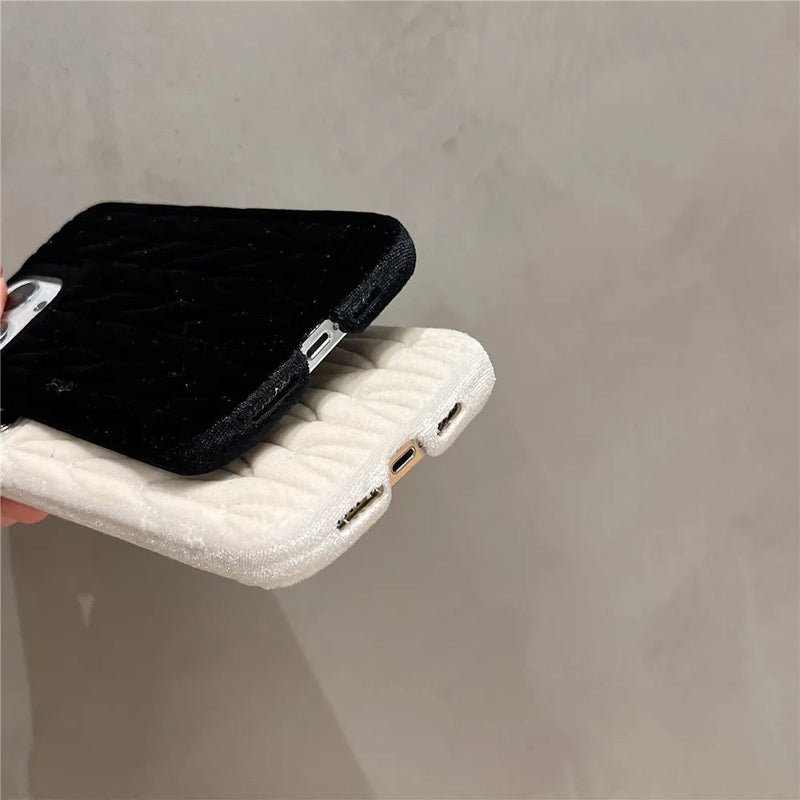 WinterPlush Velvet iPhone Case-Exoticase-