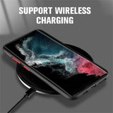 Wireless Charging Compatible Matte Silicone Samsung Case-Exoticase-