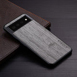 Wood Bark Texture Smooth Google Pixel Case-Exoticase-Pixel 6 Pro-Light Gray-