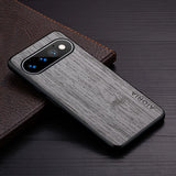 Wood Bark Texture Smooth Google Pixel Case-Exoticase-Pixel 11 Pro XL-Light Gray-Exoticase