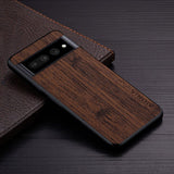 Wood Bark Texture Smooth Google Pixel Case-Exoticase-Pixel 8 Pro-Coffee-