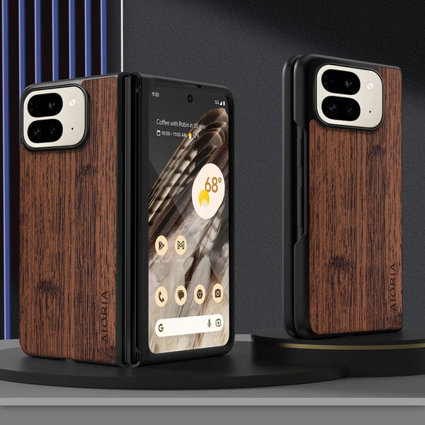 Wood Pattern Pixel Fold Case-Exoticase-Exoticase