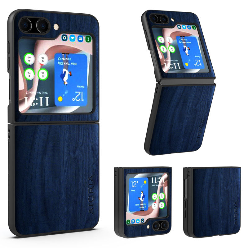 Wood Pattern Samsung Z Flip 5 Case-Exoticase-