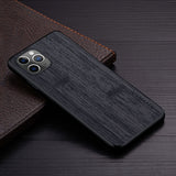 Wood Pattern iPhone Case-Exoticase-For iPhone 14 Pro Max-Black-