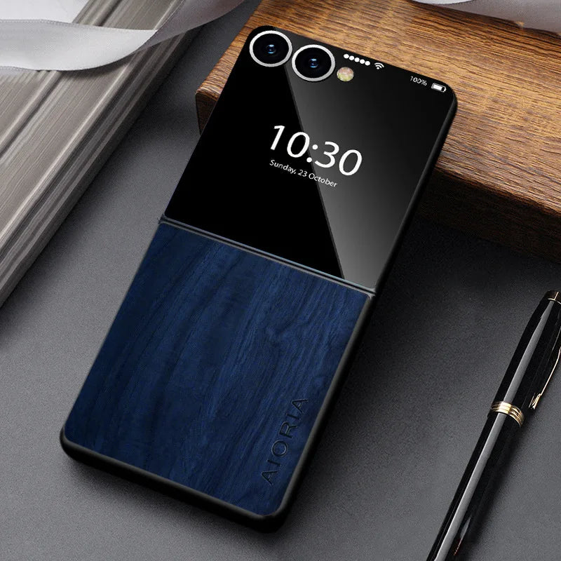 WoodWorld Samsung Z Flip Case-Exoticase-Blue-Z Flip 7-Exoticase