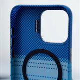 Woven Plaid Pattern Camera Bracket iPhone Case-Exoticase-Exoticase