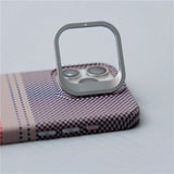 Woven Plaid Pattern Camera Bracket iPhone Case-Exoticase-Exoticase