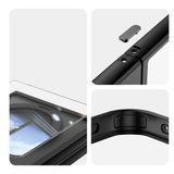 Z Flip Magnetic Clear Case with Kickstand Ring-Exoticase-Exoticase