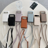 Zipper Wallet Crossbody Strap Google Pixel Case-Exoticase-Exoticase
