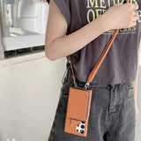 Zipper Wallet Crossbody Strap Samsung Case-Exoticase-Exoticase